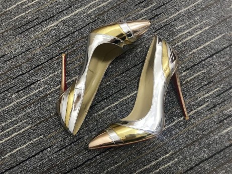 Christian Louboutin Eklectica Pumps 100mm Patent Veau Mirror Multi