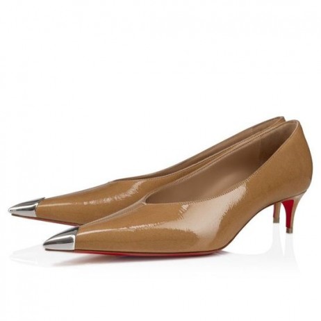 Christian Louboutin Katissima 45 Mm Pumps Vog Patent Leather Lionne