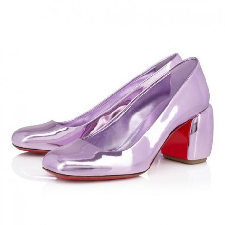 Christian Louboutin Minny 70 mm Pumps Specchio Leather Parme