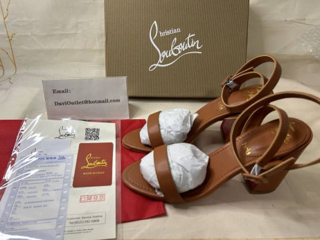 Christian Louboutin Miss Sabina 85 Mm Sandals Nappa Leather Cuoio CL Shoes Store