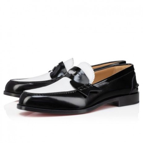 Christian Louboutin Penny Loafer Abrasivato Calf Leather Black