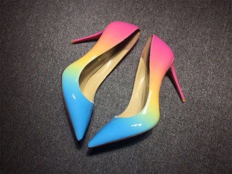 Christian Louboutin Pigalle Follies Pumps 100 mm Patent Leather Multicolor