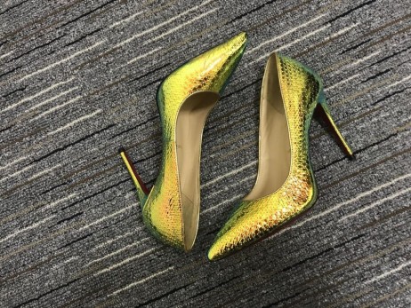 Christian Louboutin Pigalle Follies Pumps 100mm Specchio Ruche