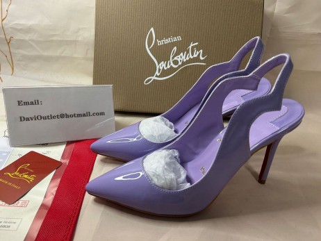 Christian Louboutin Pumps Hot Chick 100 mm Lilac Smoke/lin Lilac Smoke Patent Leather