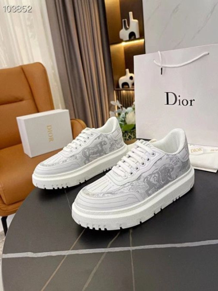 Dior Addict Sneaker Low Top White Green Rubber Fabrics