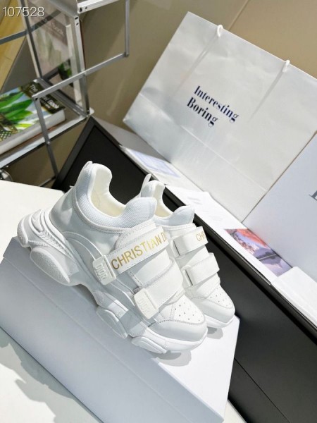 Dior D-WANDER Sneakers Technical Fabric Oblique Print White