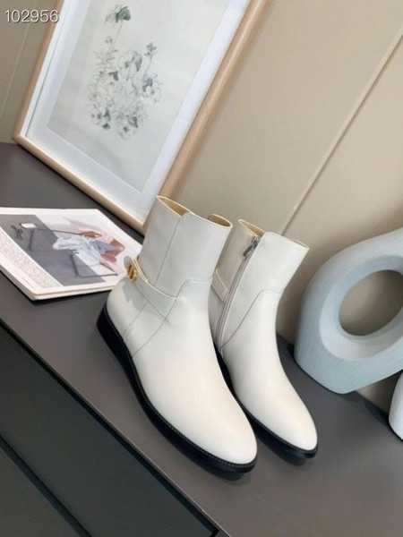 Dior Empreinte Boot White Supple Calfskin