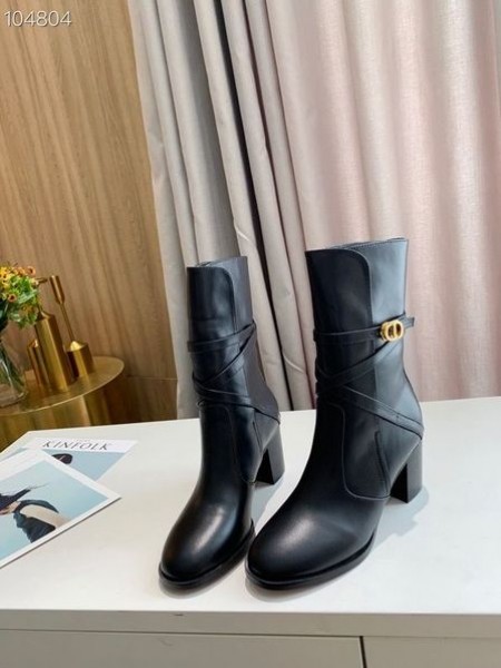 Dior Empreinte Heeled Ankle Boot Black 80mm