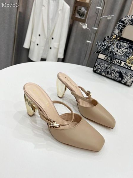 Dior Women Mules Pumps Nude