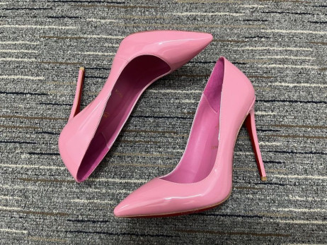 Christian Louboutin Kate Pumps 100mm Patent Leather Pink