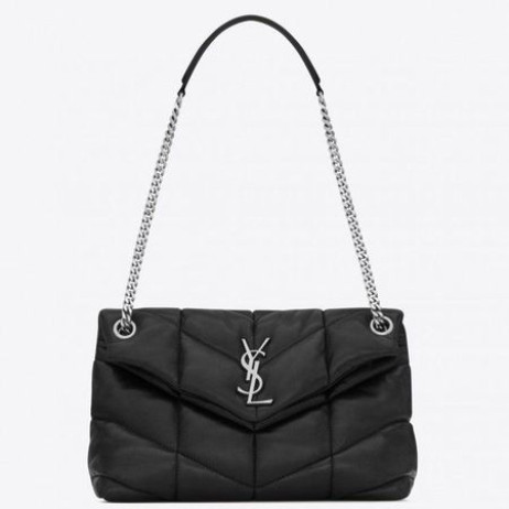 Saint Laurent Loulou Puffer Small Bag Black Lambskin Saint Laurent Bags