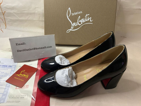 Christian Louboutin Miss Sab 55 Mm Pumps Patent Calf Black Christian Louboutin Shoes