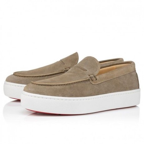 Christian Louboutin Paqueboat Boat Shoes Calf leather Saharienne Christian Louboutin Shoes