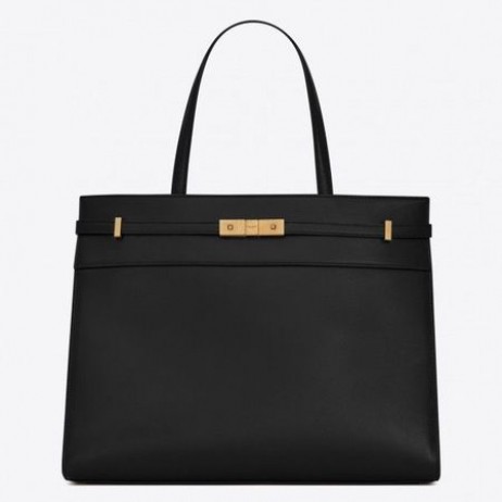 Saint Laurent Black Manhattan Medium Shopping Bag Saint Laurent Bags