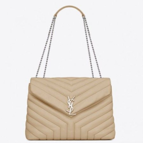 Saint Laurent Loulou Medium Bag Powder Matelasse Leather Saint Laurent Bags