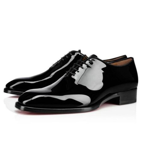 Christian Louboutin Oxford Corteo Black Patent Leather