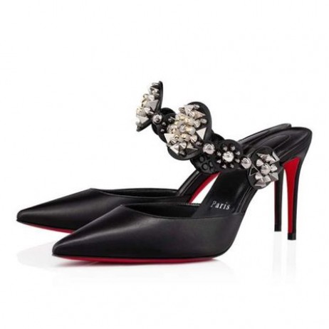 Christian Louboutin Pumps 85 mm Black/mix Black/lin Bk Kid