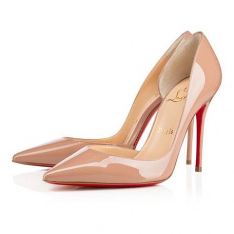 Christian Louboutin Pumps Iriza 100 mm Nude Patent Leather