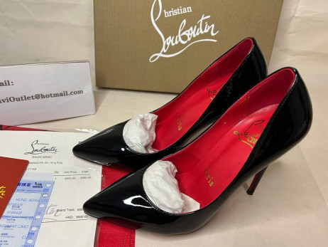 Christian Louboutin Pumps So Kate 120 mm Black/lin Psy Loubi Patent Leather