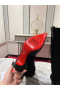 Christian Louboutin Santia Botta 85 mm Leather And Veau Velours Embroidery Black