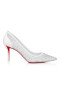 Christian Louboutin Apostropha Mesh Strass 80 Mm Pumps Bianco CL Shoes Store