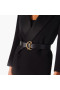 Christian Louboutin Cl Logo Belt 35mm Smooth Calf Leather Black