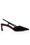 Christian Louboutin Condoroline 55 Mm Sling Back Pumps Veau Velours Black