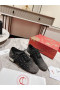 Christian Louboutin Degraginzbar Derby Shoes 30mm Crystal Satin Black