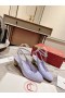 Christian Louboutin Lipsita Jane Patent Leather Mary Jane Pumps 55 Purple CL Shoes Store
