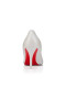 Christian Louboutin Miss Z 80 Mm Pumps Pearlescent Nappa Leather Bianco