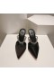 Christian Louboutin Planet Queen 70 mm Pumps Satin Crystals Black