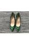 Christian Louboutin So Kate Pumps 120mm Patent Leather Malachite
