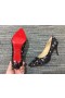 Christian Louboutin So Kate Pumps 120mm Toile Splash Black