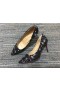 Christian Louboutin So Kate Pumps 120mm Toile Splash Black