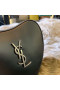 Saint Laurent Black Monogram Heart Cross Body Bag