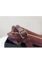 Saint Laurent Monogram All Over Camera Bag Bordeaux Suede