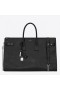 Saint Laurent Sac De Jour Souple 36 Duffle Bag Black Moroder Leather