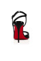Christian Louboutin 100 mm Black/lin Black Patent Leather Sandal