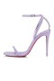 Christian Louboutin 100 mm Lilac Smoke/lin Lilac Smoke Patent Leather Sandal