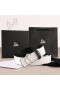 Christian Louboutin Belt 35mm Havane/bk/antic White Leather