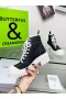 Dior D-Rise Ankle Boot Black Technical Fabric Calfskin