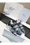 Dior D-WANDER Sneakers Grey Technical Fabric Oblique Print