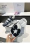 Dior D-WANDER Sneakers Grey Technical Fabric Oblique Print
