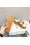 Dior Diorquake Sandals shearling Brown