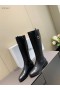 Dior Empreinte Knee Boot All Black