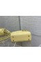 Dior Lady Dior Bag 17CM Yellow Cannage Lambskin