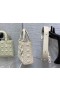 Dior Lady Dior Bag 20CM White Cannage Lambskin