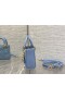 Dior Lady Dior Horizon Blue Cannage Lambskin 12CM