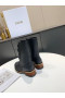 Dior Quest Combat Boots Calfskin Embossed Black