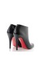 Christian Louboutin Belle Ankle Boots 100mm Calf Leather Black